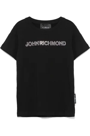 John Richmond Crystal-logo T-shirt