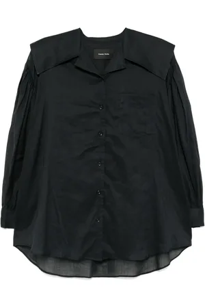 Simone Rocha Sailor-collar puff-sleeves shirt