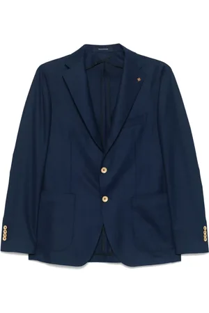 TAGLIATORE Brooch-detail blazer