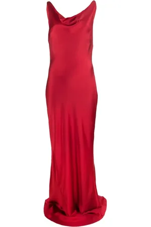 Norma Kamali Maria cowl-neck gown