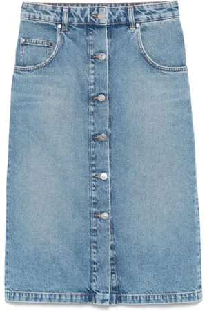 Stella McCartney Chain-pocket denim skirt