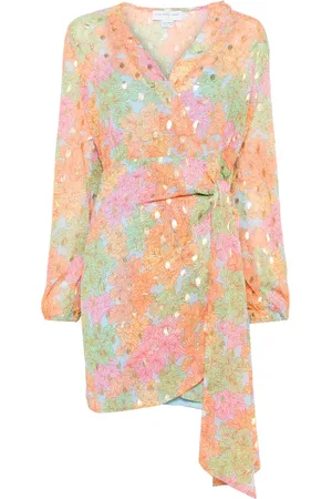 Never Fully Dressed Floral-print wrap dress