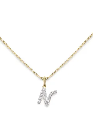 Monica Vinader 14kt yellow N diamond necklace