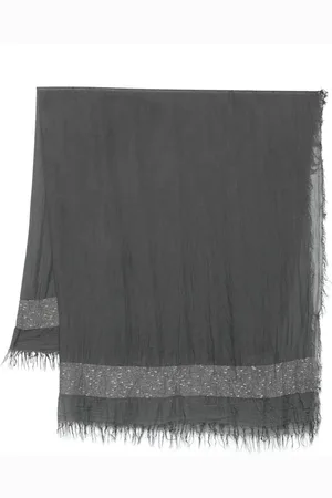 PESERICO SIGN Metallic-threading scarf