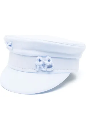 Ruslan Baginskiy Logo-appliqué linen cap
