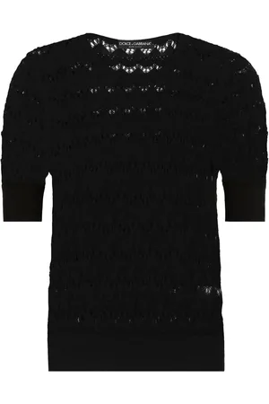 Dolce & Gabbana Crochet-knit T-shirt
