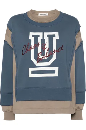 UNDERCOVER Contrast-panel cotton sweatshirt