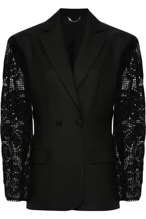 MAGDA BUTRYM Crochet-panel blazer