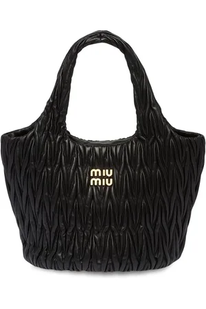 Miu Miu Wander matelassé tote bag
