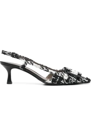 ROBERTO FESTA 65mm crystal-buckle pumps