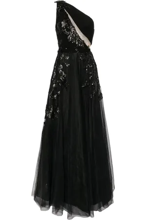 Saiid Kobeisy One-shoulder beaded gown