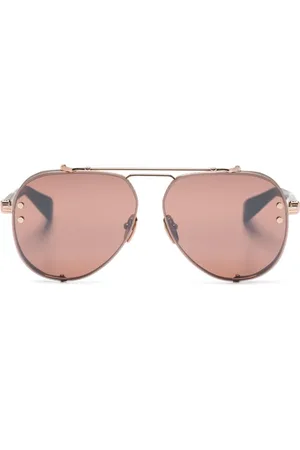 Balmain Captaine oval-frame gradient sunglasses