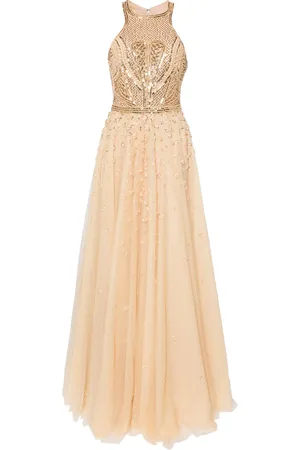 Saiid Kobeisy Beaded halterneck gown