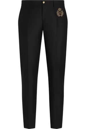 Dolce & Gabbana Logo-embroidered trousers