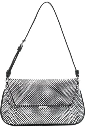 Amina Muaddi Mini Ami Crystal shoulder bag