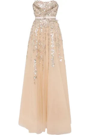 Saiid Kobeisy Sequin-embellished tulle gown