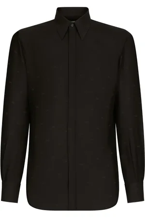 Dolce & Gabbana Logo-print silk shirt