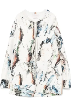 Saiid Kobeisy Printed neoprene hoodie