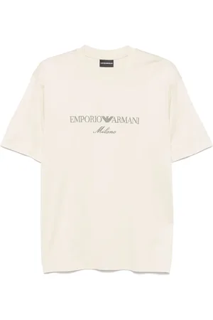 Emporio Armani Logo-embroidered T-shirt