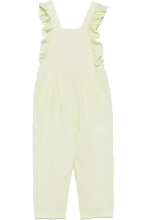 Il gufo Ruffled overalls