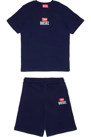 Diesel Logo t-shirt and bermuda shorts set