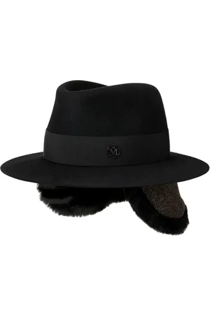 Le Mont St Michel Andre strap-detail fedora hat