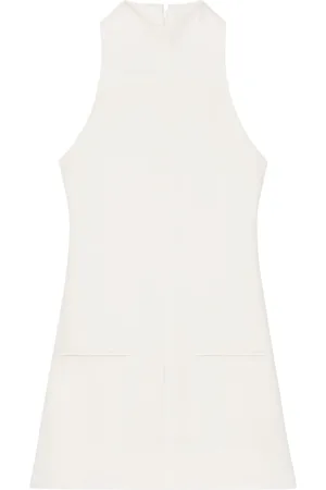 Courrèges Sleeveless twill A-line dress