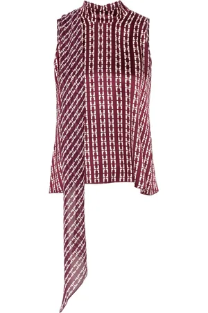 FORTE FORTE Geometric-print top