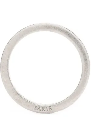Maison Margiela Engraved hoop earrings