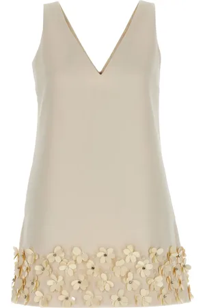 Self-Portrait Sequin-embellished crepe mini dress