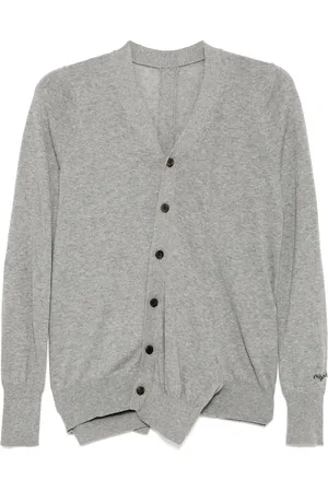 YOHJI YAMAMOTO Embroidered slogan cardigan