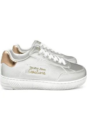 VERSACE Leather sneakers