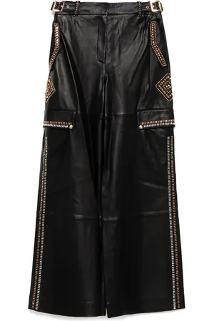 Camilla Leather utility trousers