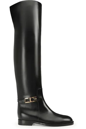 Sergio Rossi Nora knee-high leather boots