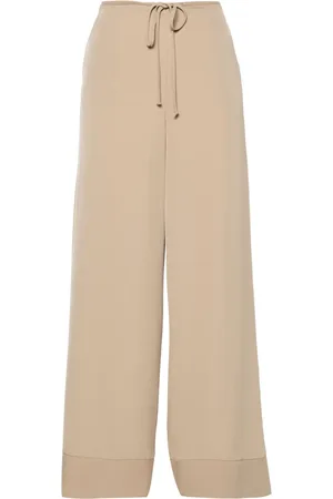 ..,MERCI Wide-leg twill trousers