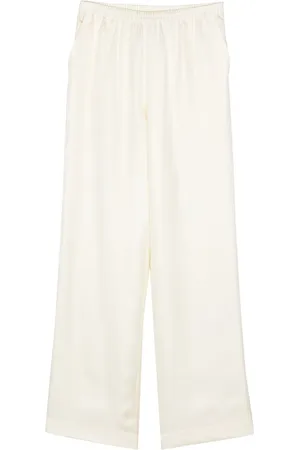Loulou de Saison Alera wide-leg silk trousers