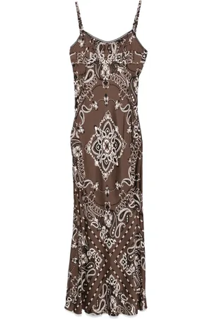 Sandro Bandana-print maxi dress