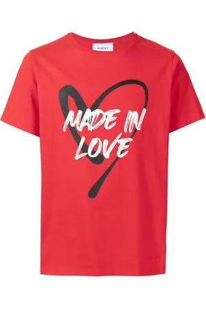 Ports V Slogan-print short-sleeved T-shirt