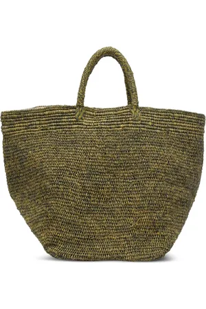 IBELIV Vanille raffia tote bag