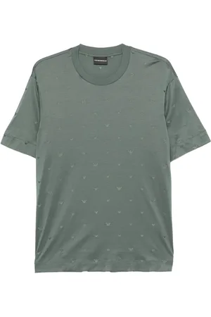 Emporio Armani Logo-embroidered T-shirt