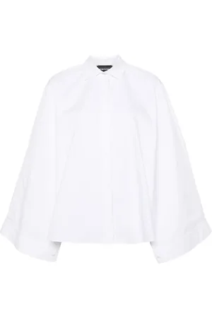Emporio Armani Pointed-collar cotton shirt