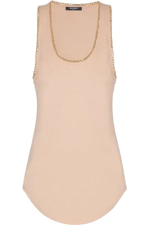 Balmain Chain-detail tank top