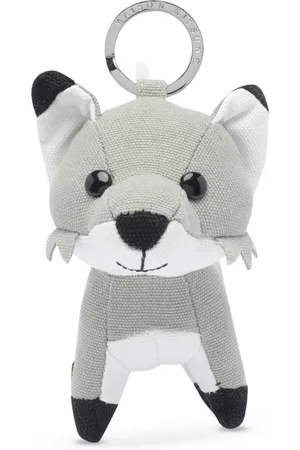Maison Kitsuné Fox-charm keyring