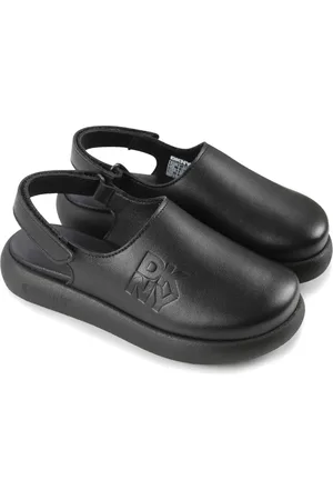 DKNY Logo-debossed slippers