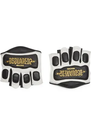 Dsquared2 Logo-embroidered gloves