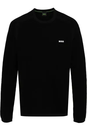 HUGO BOSS Rilmo rubberised-logo jumper
