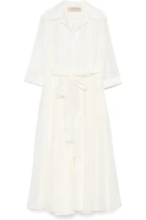 BLANCA Flared midi dress