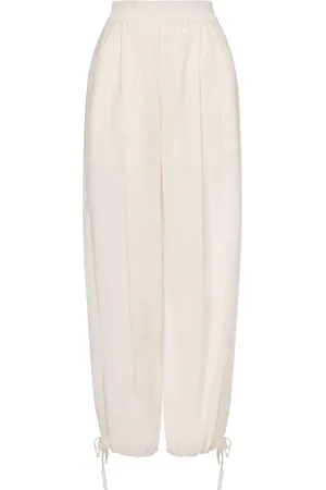 Serafini Silk tapered trousers