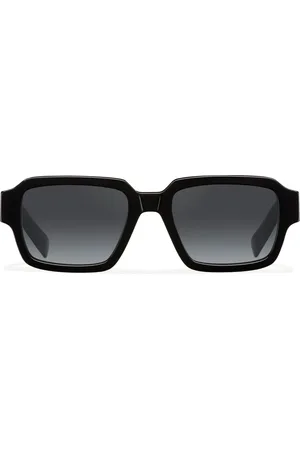 Prada Logo-detail rectangle-frame sunglasses