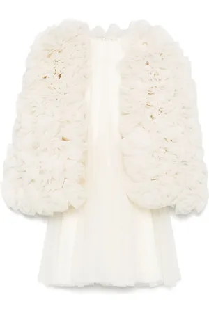 Maison Ava Floral-appliqué dress
